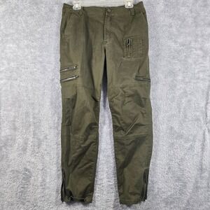 Free Knight Mens Olive Green Tactical Cargo Pants Airborne Patch Size 33
